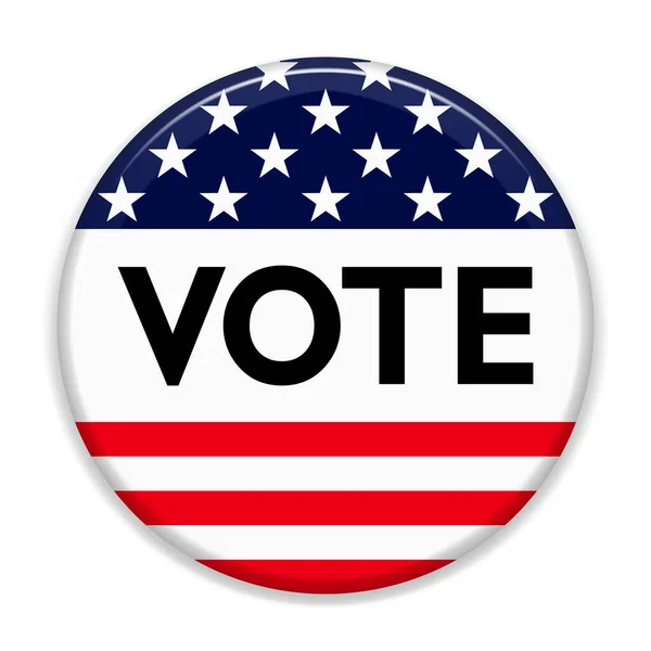 Voto Concetto Elezione Con Bandiera Degli Stati Uniti America — Foto Stock