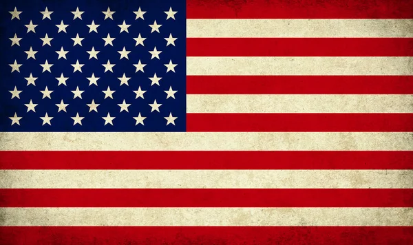 Usa Flagga Bakgrund Grunge Stil — Stockfoto