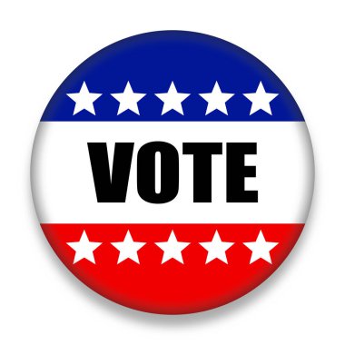 ABD seçim vektör illüstrasyonu