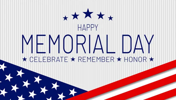 Illustration Vectorielle Usa Memorial Day — Image vectorielle