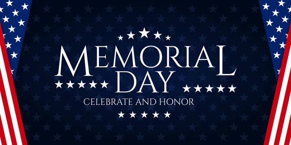Illustration Vectorielle Usa Memorial Day — Image vectorielle
