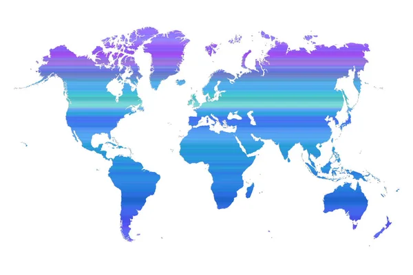 Tło Mapy Świata Ilustracja — Zdjęcie stockowe