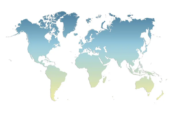 Fondo Del Mapa Del Mundo Ilustración — Foto de Stock