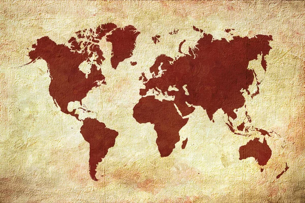 Sfondo Mappa Del Mondo Illustrazione — Foto Stock