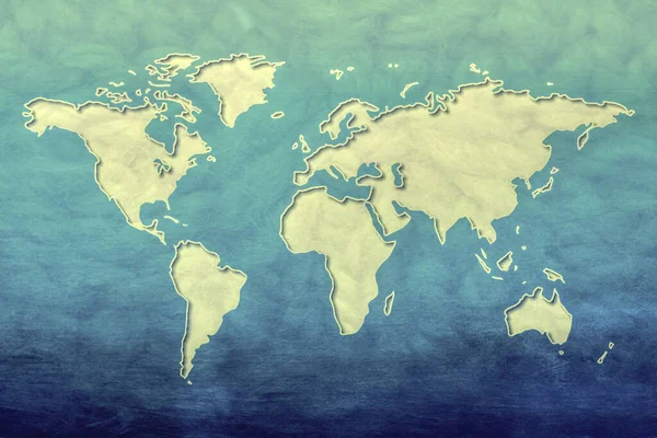 Weltkarte Planet Erde — Stockfoto