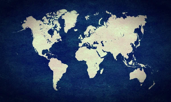 Mapa Mundo Planeta Terra — Fotografia de Stock