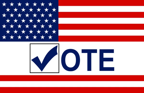Vote Election Concept Flag United States America — Stock Photo, Image