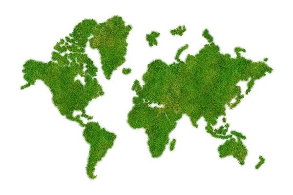 Världskarta Planeten Jorden — Stockfoto