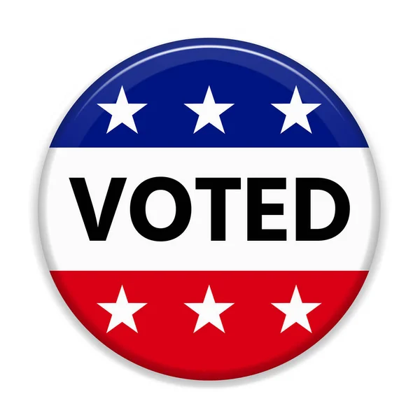Abstimmung Wahlkonzept Mit Flagge Der Vereinigten Staaten Von Amerika — Stockfoto