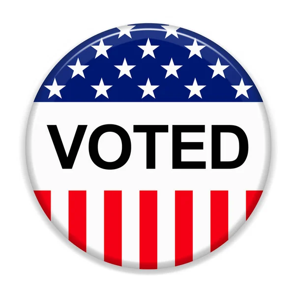 Głosowanie Koncepcja Wyborów Flagą Stanów Zjednoczonych Ameryki — Zdjęcie stockowe