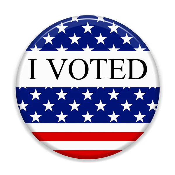 Szavazás Választási Koncepció Amerikai Egyesült Államok Zászlajával — Stock Fotó