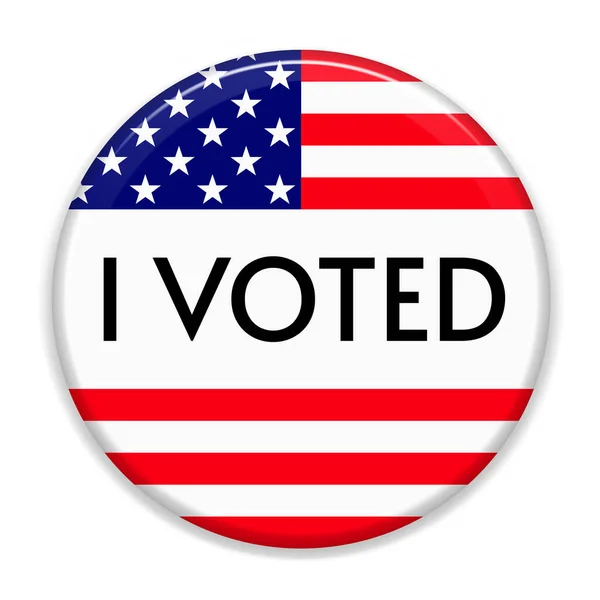 Voto Conceito Eleitoral Com Bandeira Dos Estados Unidos América — Fotografia de Stock