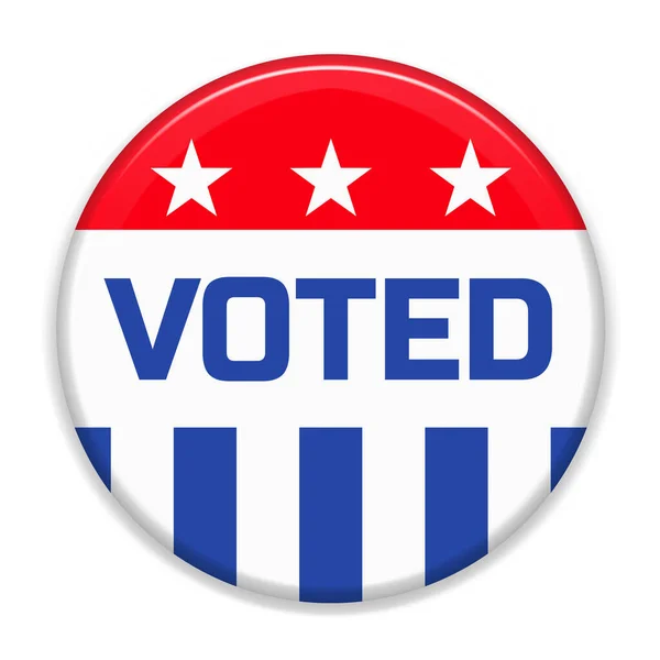 Voto Concetto Elezione Con Bandiera Degli Stati Uniti America — Foto Stock