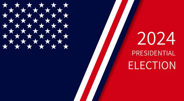 Usa Election 2024 Background Illustration — стоковий вектор
