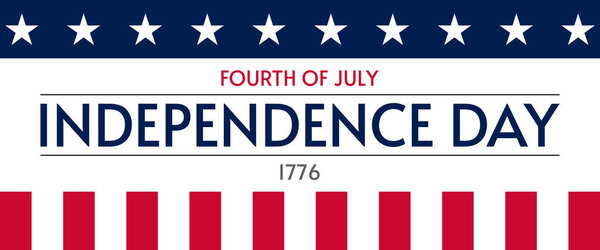 USA Independence Day banner background