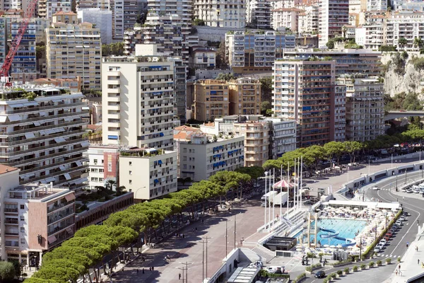 Principauté Monaco Bâtiments Centre Ville Côte Azur — Photo