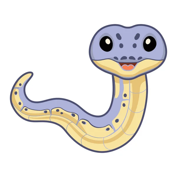 cobra enrolada bonito dos desenhos animados em estilo doodle