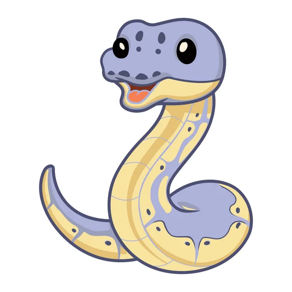 Ilustração Vetorial Bonito Assassino Palhaço Bola Python Desenhos Animados —  Vetores de Stock