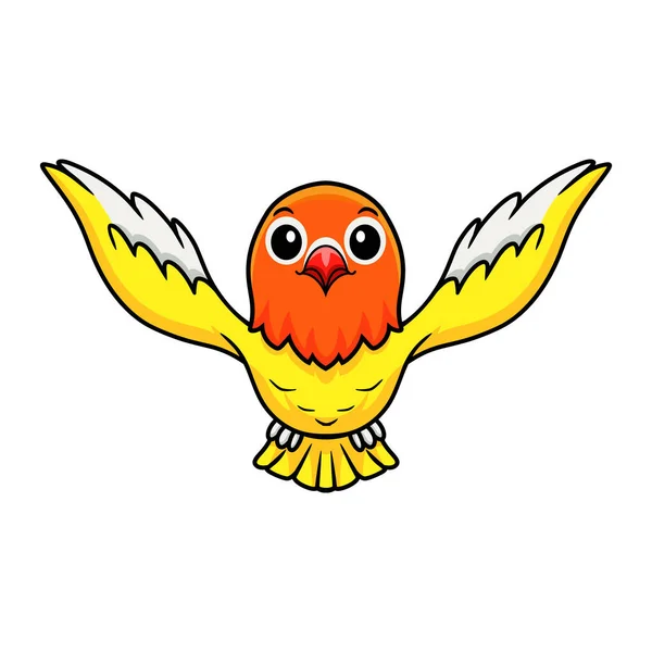 Векторная Иллюстрация Милой Любовной Птички Лутино — стоковый вектор