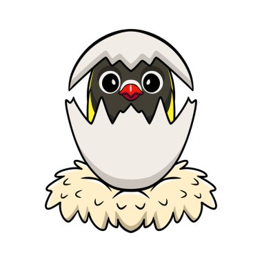 Yumurtadan çıkan sevimli sarı yakalı aşk kuşu çizgi filminin temsilcisi.