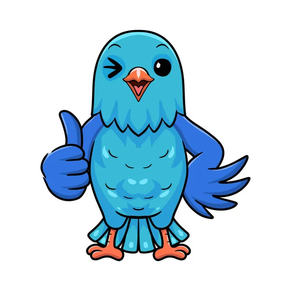 Векторна Ілюстрація Cute Forpus Папуги Мультфільм Про Птахів Дає Великий — стоковий вектор
