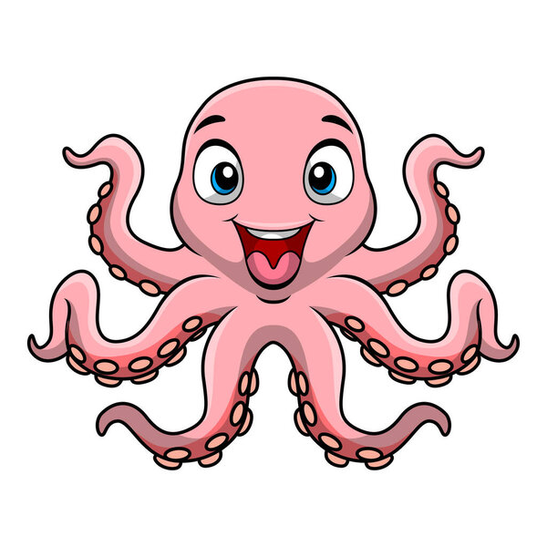 Векторная иллюстрация милой карикатуры на белом фоне