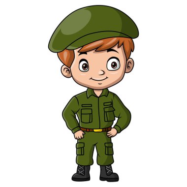 Kostüm giyen çocuk çizgi filmi.