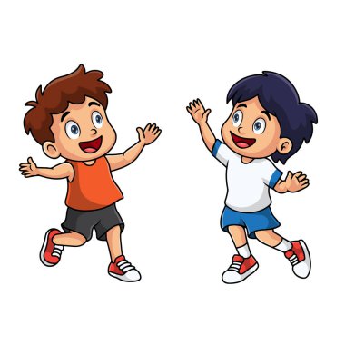 Sevimli erkek ve kız şık bir çift.