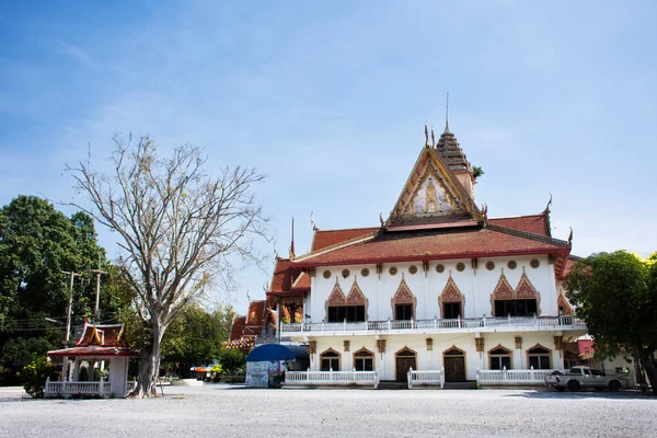 Antikes Gebäude Antiken Ubosot Des Wat Thap Kradan Tempels Für — Stockfoto