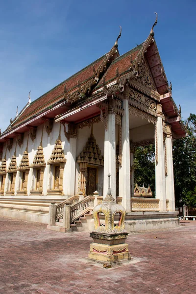 Alte Gebäude Antike Ubosot Des Wat Thap Kradan Tempels Für — Stockfoto