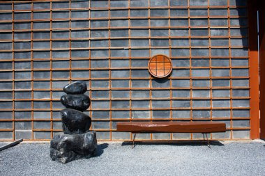 Bahçe tasarımı ve iç dekorasyon mobilyaları bahçe parkı japon tarzı hizmet için Tayland 'da Tayland' da Tayland 'da, Ayutthaya Kafe Kafe' de gezen müşteriler için.