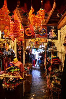 Interior decoration modern local souvenirs gifts accessories and handicrafts ornament turkey style for thai people travelers travel visit in turkish market bazaar on May 1, 2011 in Bangkok, Thailand