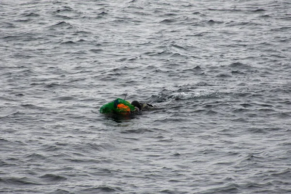 Haenyeo Female Divers Haenyo Women Diving Scuba Keeping Clam Abalone — Stock Photo, Image