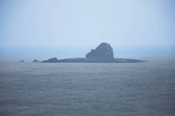 Visa Landskap Jeju Och Havet Hav Med Stadsbild Seogwipo Stad — Stockfoto