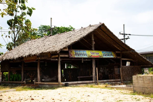 Panggung Kayu Kuno Teater Menora Antik Nora Rong Khru Untuk — Stok Foto