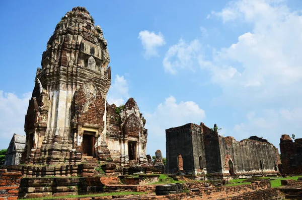 Antiche Rovine Edificio Architettura Antica Wat Phra Sri Rattana Mahathat — Foto Stock