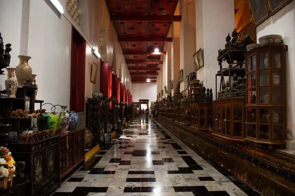 Wat Phra Non Chakkrasi Worawihan Tapınağı Nın Antik Ubosot Unda — Stok fotoğraf