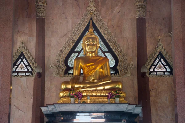 Beautiful Ancient Ruin Buddha Antique Ubosot Wat Sisa Thong Thong — Stock Photo, Image