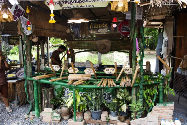 Hawker Киоск Традиционных Тайцев Продавать Местные Продукты Питания Улице Базар — стоковое фото