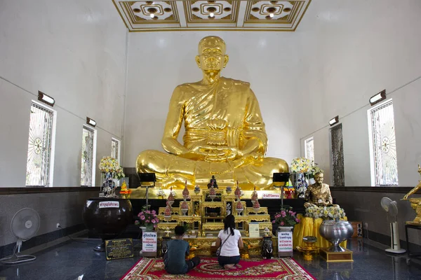Ancient Small Shrine Phra Achan Thammachot Worship Thai People Travelers — Fotografia de Stock