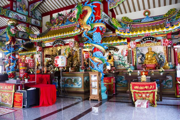 Guan San Chao Rong Thong Chinese Shrine Para Los Viajeros —  Fotos de Stock