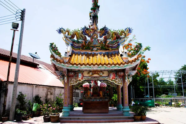 Guan San Chao Rong Thong Santuário Chinês Para Pessoas Tailandesas — Fotografia de Stock