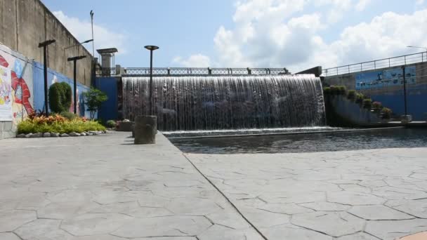 Khlong Yuan Chuan Zone Canal Rak Pour Traitement Amélioration Qualité — Video