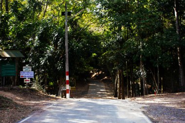 Arkeolojik site Dhavaravadi ve Khmer Dong Lakhon tarihi şehir ya da Muang Boran Dong Lakhon antik Laplae kasabası Tayland Nakhon Nayok 'da 25 Aralık 2024' te ziyaret edildi.