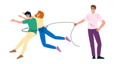 Pazarlama yeteneği tutma vektörü. Tutma programı, personel artışı, sadık işveren pazarlama yeteneği koruma karakteri. İnsanlar düz çizgi film çizimi