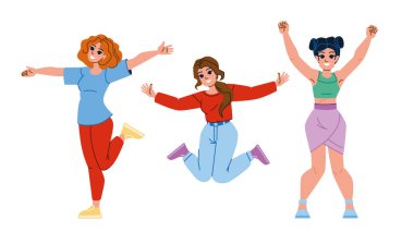 Mutlu genç bayan vektör. Genç bir kız, portre insanı, güzel bir kadın, sıradan, hayat tarzı sevimli, neşeli, mutlu bir genç kız karakteri. İnsanlar düz çizgi film çizimi