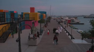 Box Park, located at the old Doha Port, Doha, Qatar  is a leisure destination in Qatar. Made of colorful recycled containers with scenic panoramic views