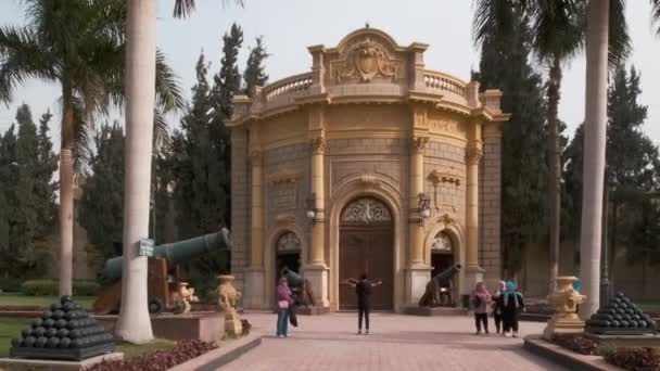Abdeen Palace Cairo Egito Palácio Século Xix Cairo Construído Por — Vídeo de Stock