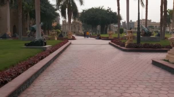 Дворец Абдин Каире Египет Каирский Дворец Xix Века Построенный Хедиве — стоковое видео