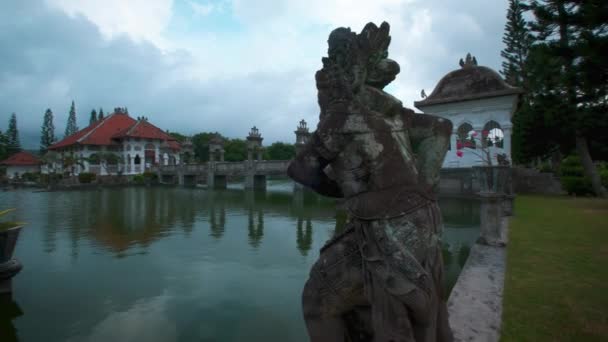 Ujung Water Palace Antiguo Palacio Karangasem Regency Bali Indonesia También — Vídeo de stock